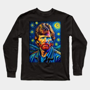 John Fogerty in starry night Long Sleeve T-Shirt